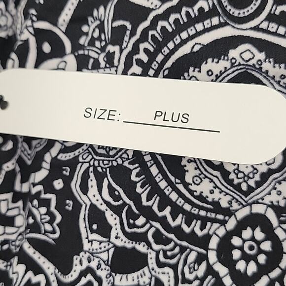 EEVEE Women's One Size Plus Full Length Stretch Basic Comfort Leggings (NWT) - Picture 6 of 8